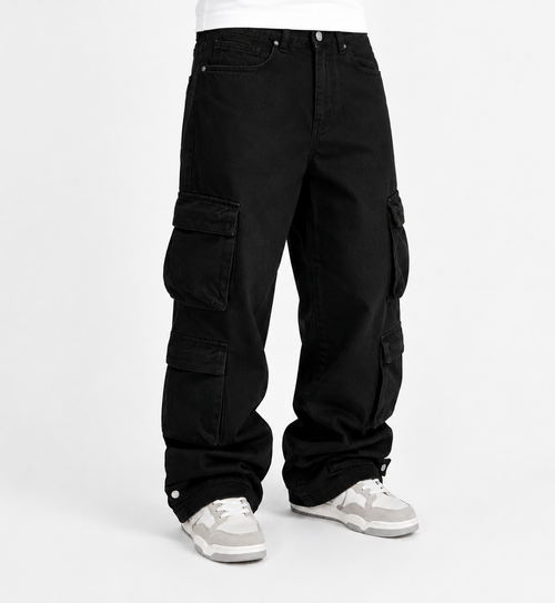 Cargo Baggy Black