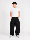 Triple Black Cargo Pants